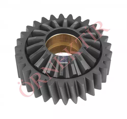 Axle shaft gear, with bushing